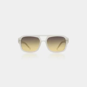 A. KJÆRBEDE Sonnenbrille Kaya - Cream Bone
