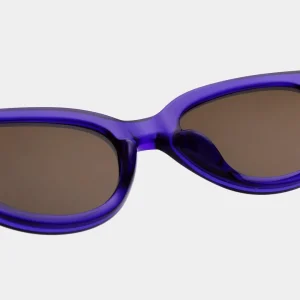 A. KJÆRBEDE Sonnenbrille Winnie - Purple Transparent