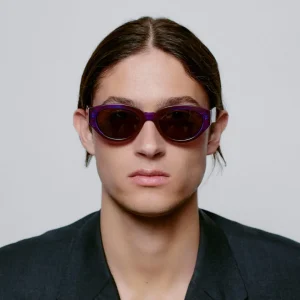 A. KJÆRBEDE Sonnenbrille Winnie - Purple Transparent