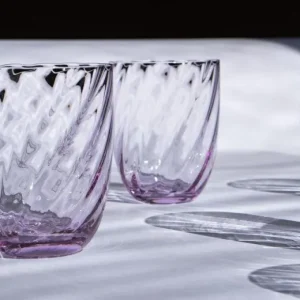 Anna von Lipa Glas Swirl Lila
