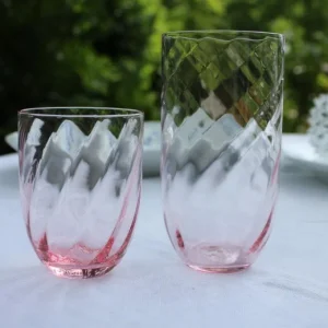 Anna von Lipa Glas Swirl Rosa