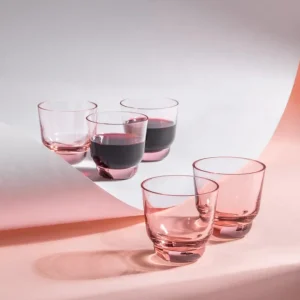 Anna von Lipa Shadows Espresso Gläser Suede Pink - 2er Set