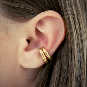 Bandhu Enfold ear cuff vergoldet