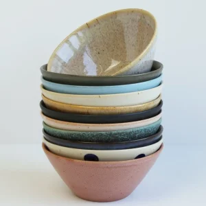 Bornholms Keramikfabrik Small Bowl stormy desert - 14 cm