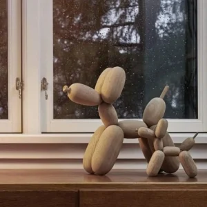 Kinder boyhood "Ballon d’Og" Holzskulptur - Eiche