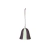 Broste Copenhagen Christbaum Glocke Stripe Pulp Blackberry Purple - 6cm