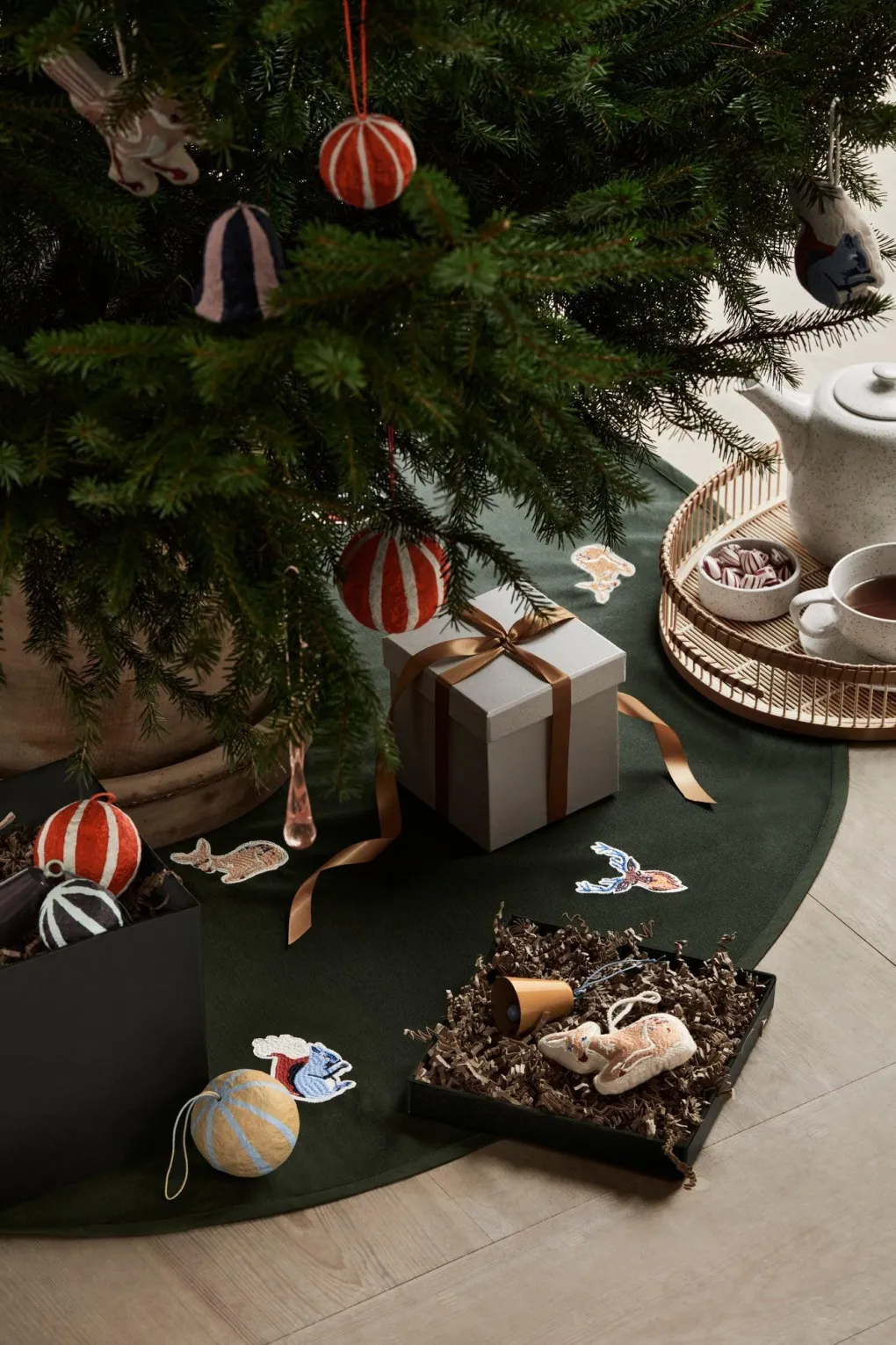 broste_copenhagen_christb_2-1.webp Broste Copenhagen Christbaum Glocke Stripe Pulp Intense Blue - 6cm