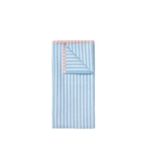 Broste Copenhagen Geschirrtuch Lamel "serenity blue" 50x70cm - 2er Set
