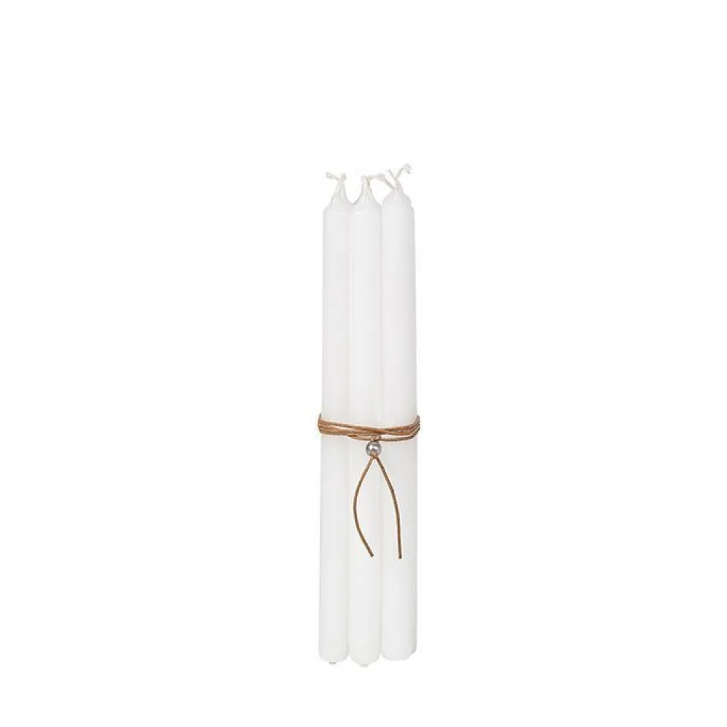broste_copenhagen_kerzen__0.webp Broste Copenhagen Kerzen weiß 8 Stück - extra schmal 1,2cm
