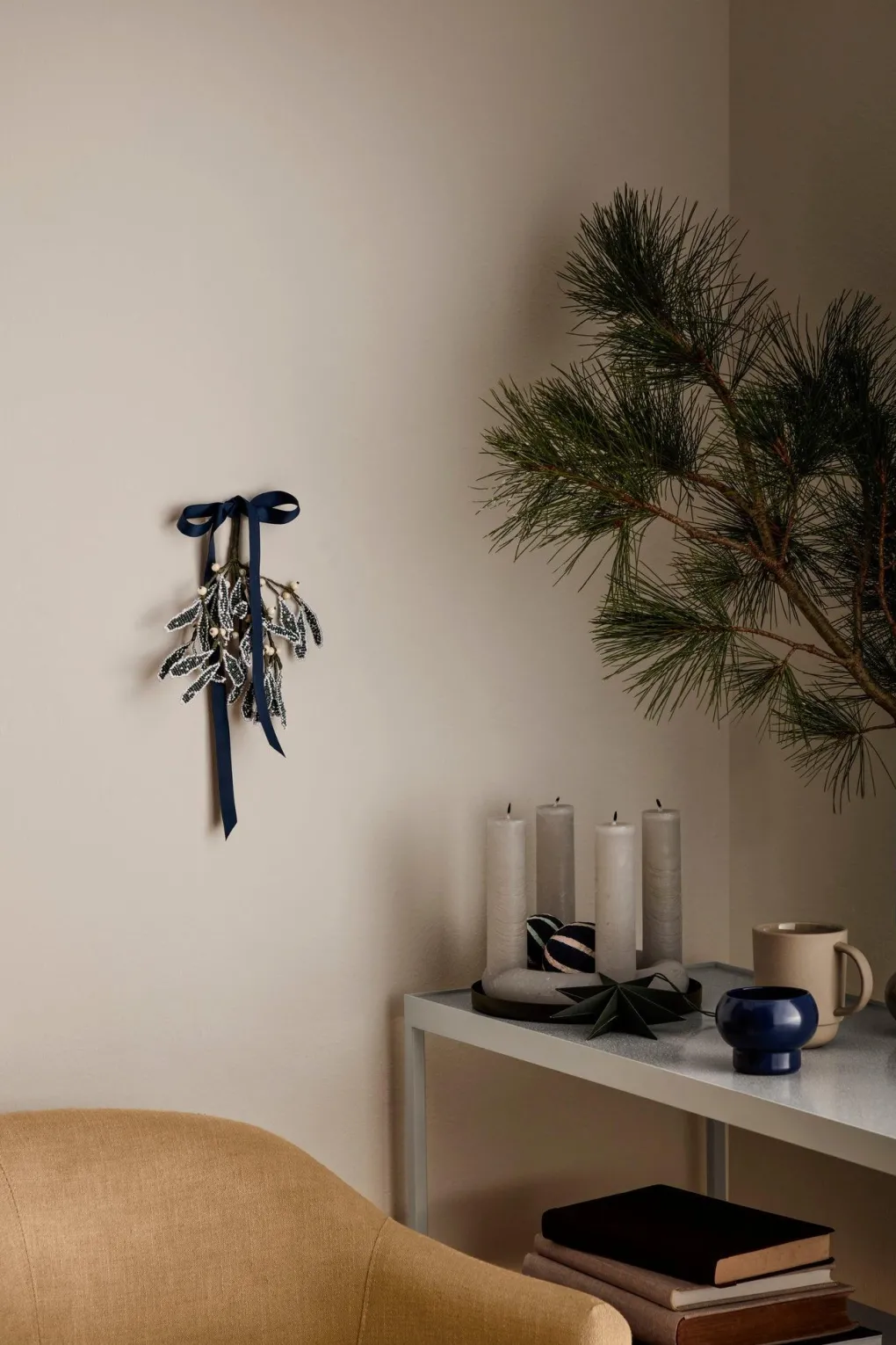 broste_copenhagen_kerzenk_4.webp Broste Copenhagen Kerzenkranz LUCILLE Fungi - Wachs