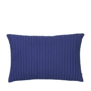 Broste Copenhagen Kissenbezug "Sena" Baumwolle 40x60cm - Maritime Blue