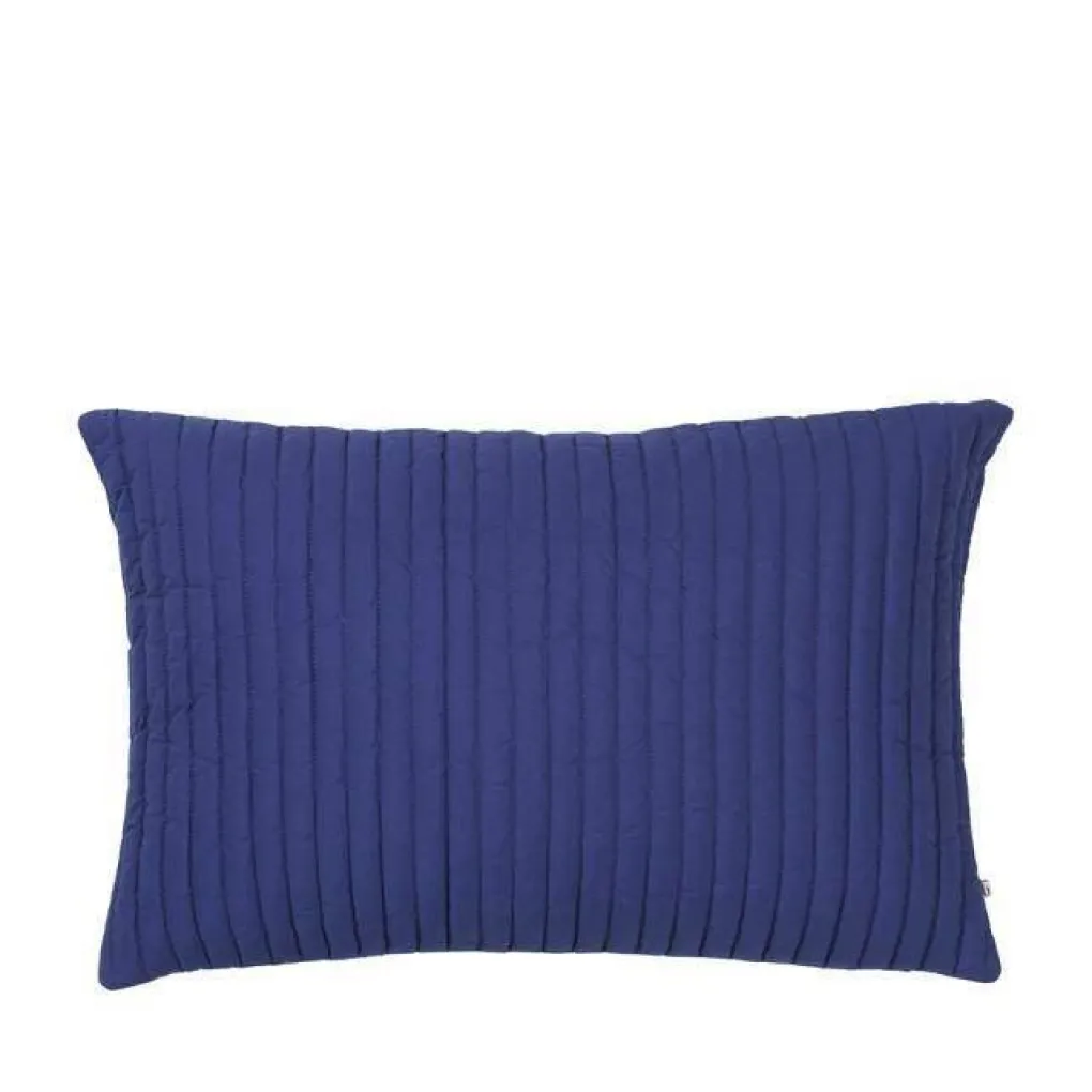 broste_copenhagen_kissenb_0-2.webp Broste Copenhagen Kissenbezug "Sena" Baumwolle 40x60cm - Maritime Blue