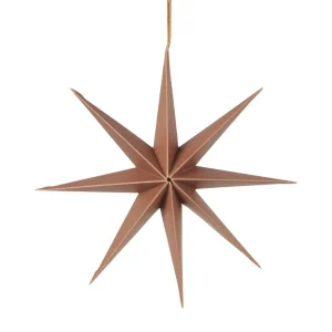 Broste Copenhagen Papier Dekostern "Star" Indian Tan - 50cm