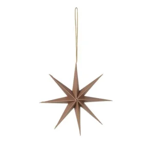 Broste Copenhagen Papier Dekostern "Star" Indian Tan - 15cm
