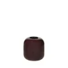 Broste Copenhagen Vase Kai Glas - puce aubergine 12,5x13,5 cm