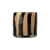 By on Calore Windlicht black beige - 10 cm