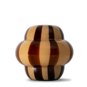 By on Vase Curlie braun/beige - 22cm