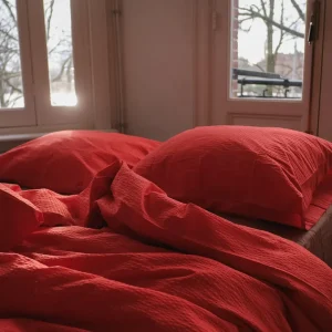 CRSP - Bettbezug Set Einzelbett Chilli (2 tlg.) - 140x200/220cm + 60x70cm