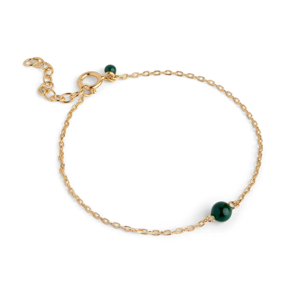 enamel_copenhagen_armband_0-1.webp Enamel Copenhagen Armband Balloon Petrol Green - 18k vergoldetes 925er Sterlingsilber