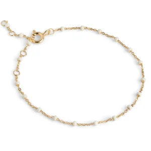 Enamel Copenhagen Armband Lola Daisy - 18k vergoldetes 925er Sterlingsilber