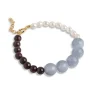 Enamel Copenhagen Armband Marli - 18k vergoldetes 925er Sterlingsilber, Süßwasserperlen, diverse Halbedelsteine