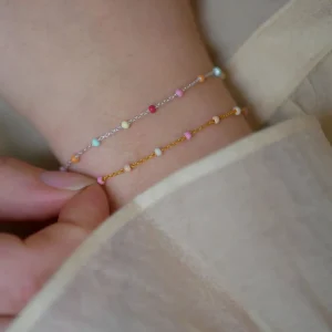 Enamel Copenhagen Armband Lola Rainbow - 925er Sterlingsilber