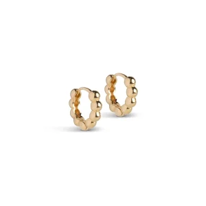 Enamel Copenhagen Hoops Ball Small - 18k vergoldetes 925er Sterlingsilber