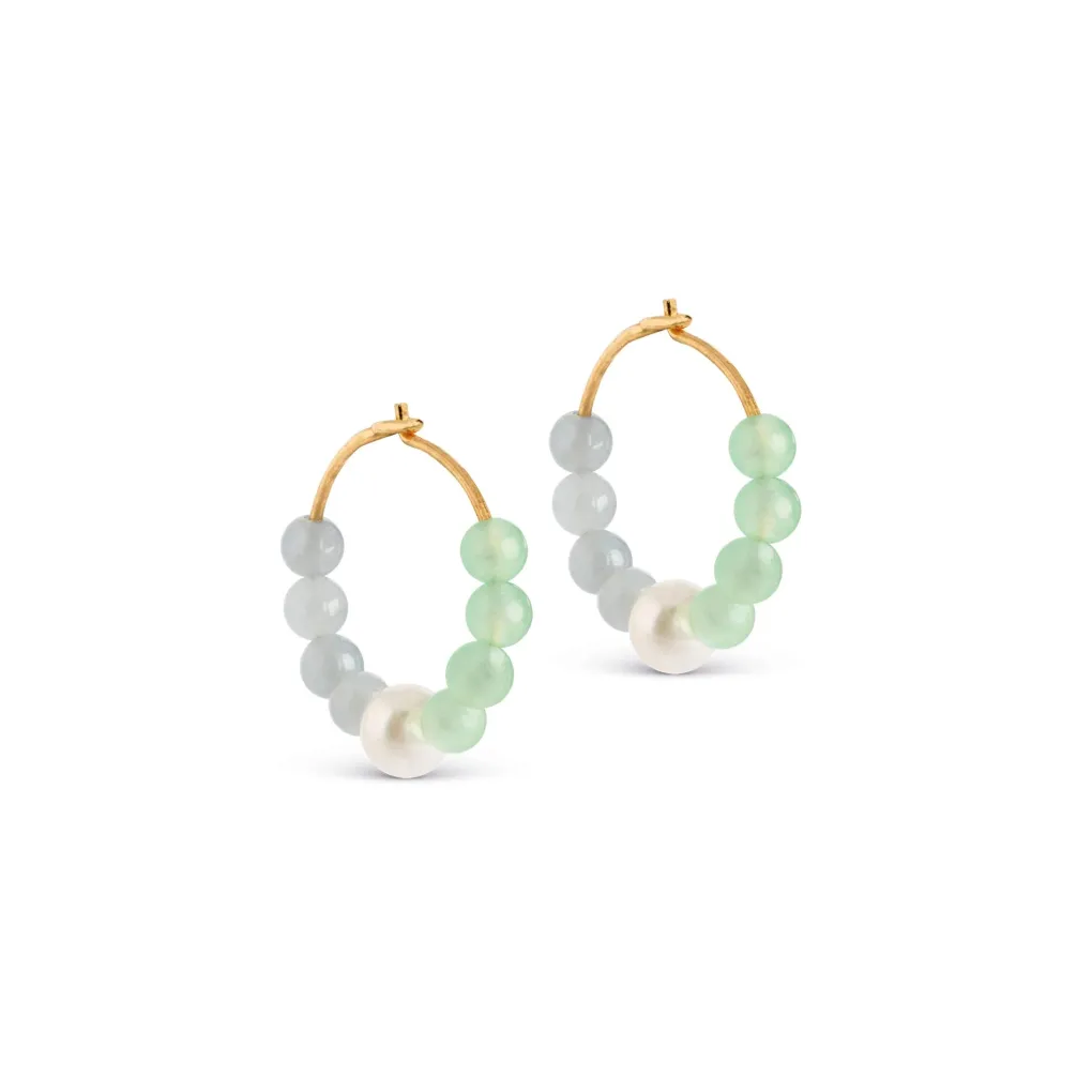 enamel_copenhagen_hoops_k_0-1.webp Enamel Copenhagen Hoops Kalea - pearls, light green and light blue