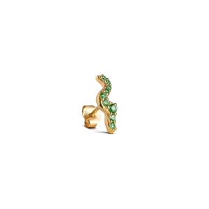 Enamel Copenhagen Ohrstecker Lydia - 18k vergoldetes 925er Sterlingsilber, Zirkonia