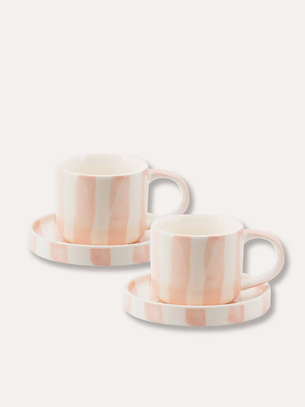 espresso_tassen_stripes_i_0.webp Magazin Minori Espresso Tassen Stripes Incanto Rosé 2er Set - 4 Teile