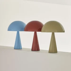 Kinder Hübsch Tischlampe Mush Mini Rotbraun