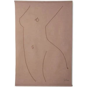 HKliving Abstract woman silhouette - 97 x147cm