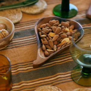 HKliving Acacia Pear Bowl L