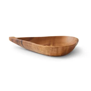 HKliving Acacia Pear Bowl L