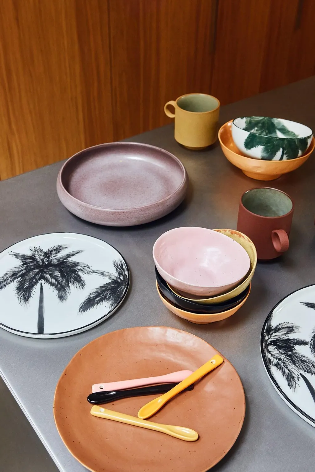 hkliving_bold__basic_kera_7.webp HKliving Bold & Basic Keramik Teller braun 21,5 cm - 2er Set