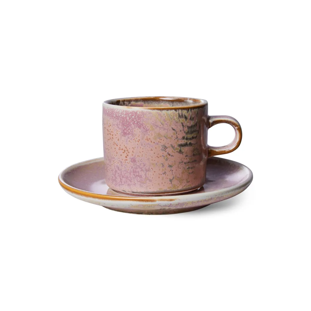 hkliving_chef_ceramics_ta_0-1.webp HKliving Chef Ceramics Tasse und Untertasse Rustic Pink