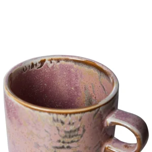 HKliving Chef Ceramics Tasse und Untertasse Rustic Pink