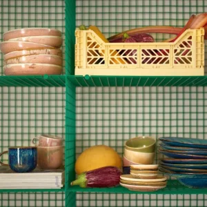 HKliving Chef Ceramics Tasse und Untertasse Rustic Pink
