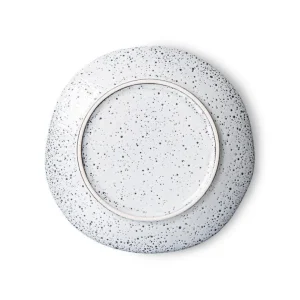 HKliving Gradient Keramik Teller Creme 16cm - 2er Set