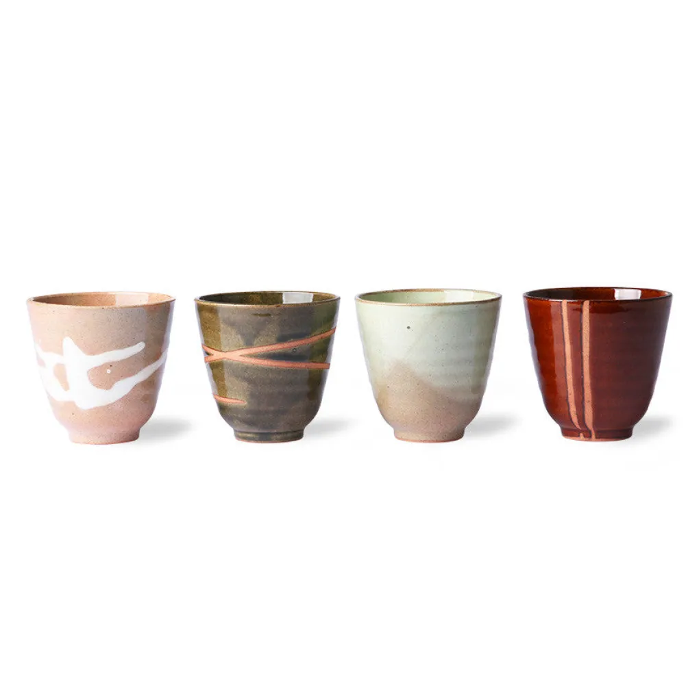 hkliving_kyoto_ceramics_j_0.webp HKliving Kyoto Ceramics Japanese Yonomi Tassen - 4er Set