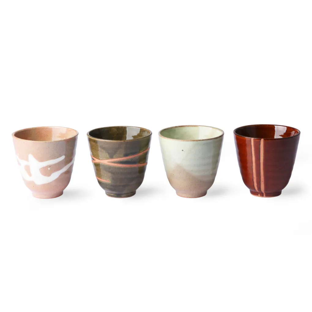 hkliving_kyoto_ceramics_j_1.webp HKliving Kyoto Ceramics Japanese Yonomi Tassen - 4er Set