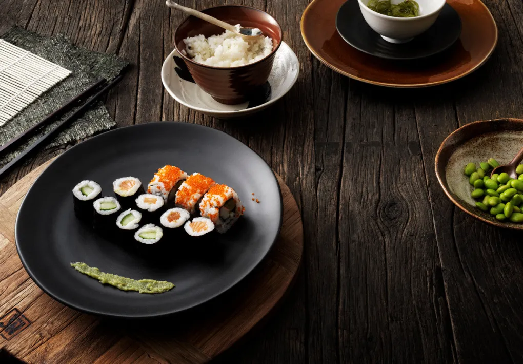 hkliving_kyoto_ceramics_j_5-1.webp HKliving Kyoto Ceramics Japanese Desert Plate matt black