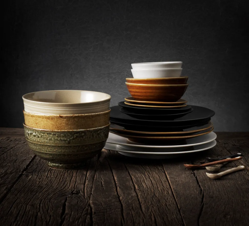 hkliving_kyoto_ceramics_j_6.webp HKliving Kyoto Ceramics Japanese Desert Plate matt black