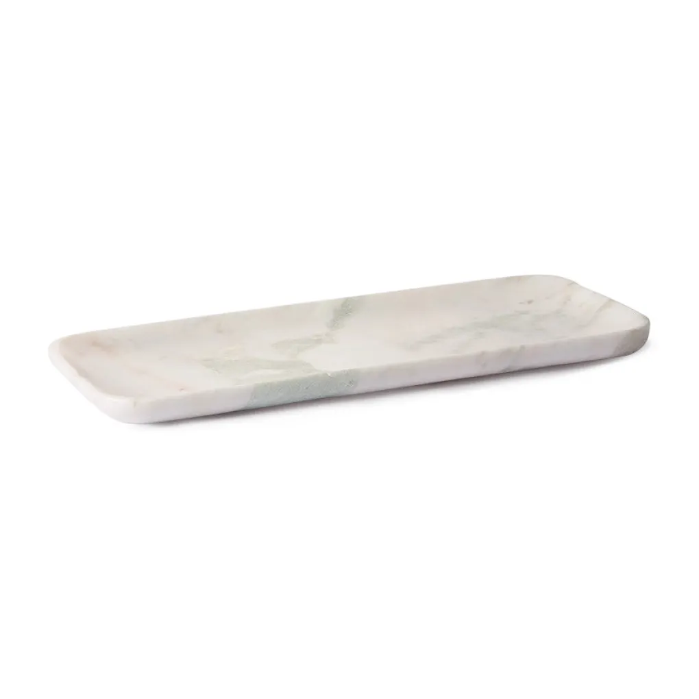 hkliving_marble_tray_pink_1.webp HKliving marble tray pink / green /white - 30 x 12 cm