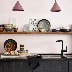 HKliving marble tray pink / green /white - 30 x 12 cm