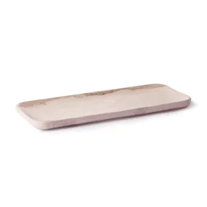 HKliving pink marble tray - 30 x 12 cm