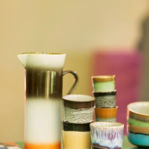 HKliving 70s Keramik Becher Yeti