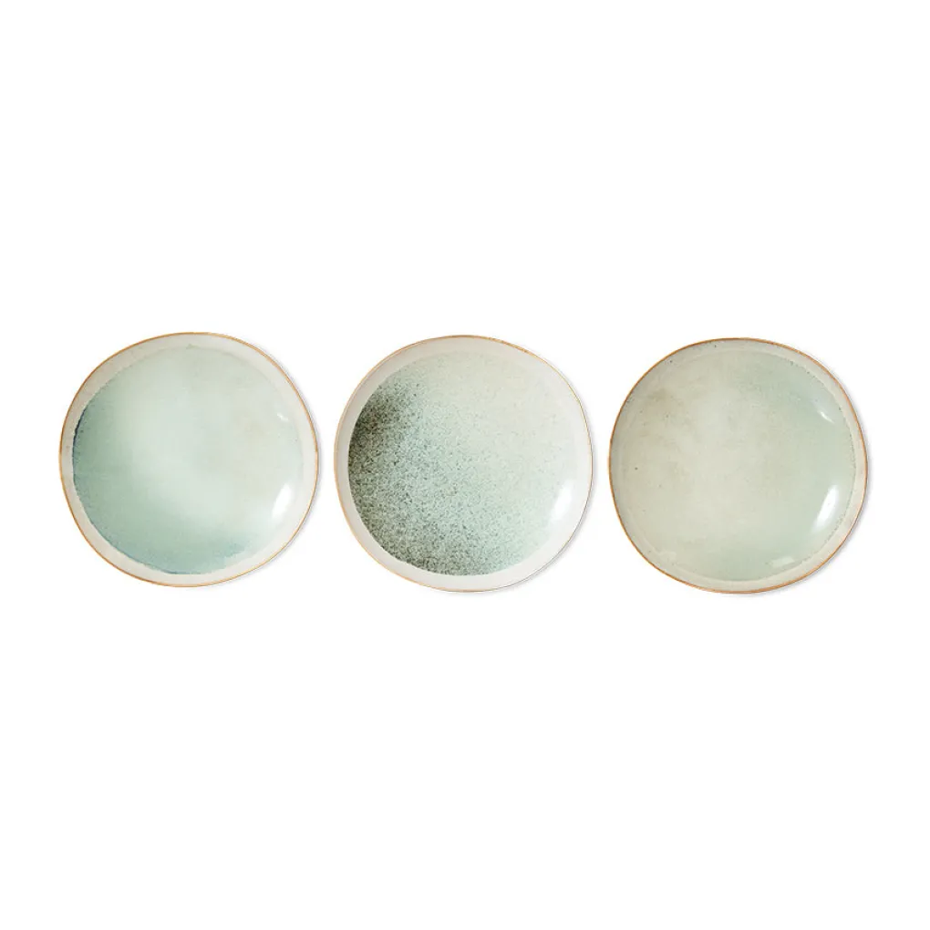 hkliving_s_side_plates_mi_8.webp HKliving 70s Side Plates Mist 22cm - 2er Set