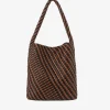 HVISK Beuteltasche Hobo Braided Soft Structure - Brown Caramel
