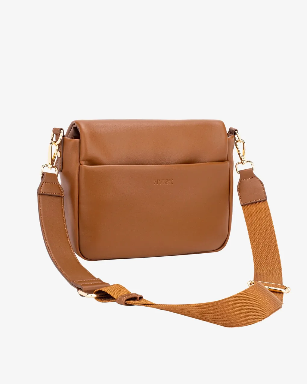 hvisk_tasche_cayman_pocke_2.webp HVISK Tasche Cayman Pocket Puffer Soft Structure - Brown Caramel